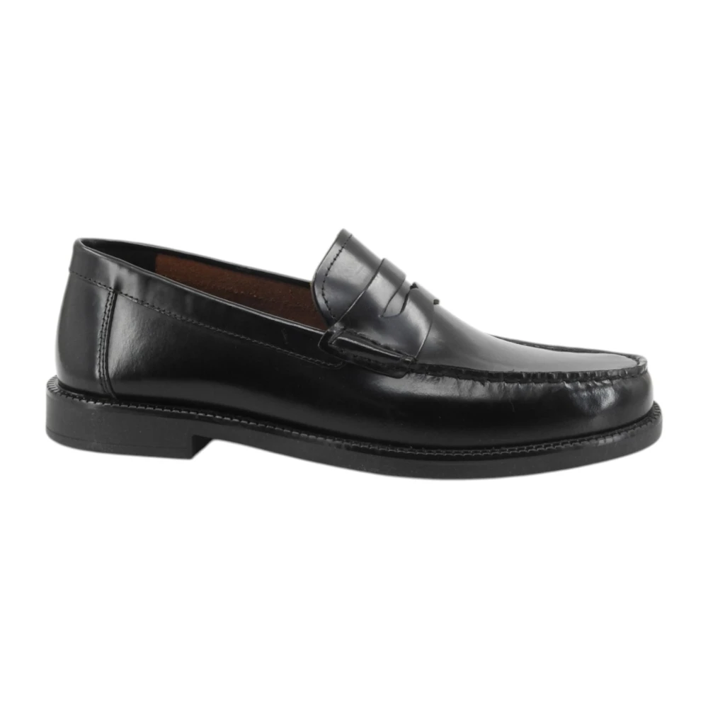 Geox Homme Noir Chaussures, Taille: 40 Eu Mocassins