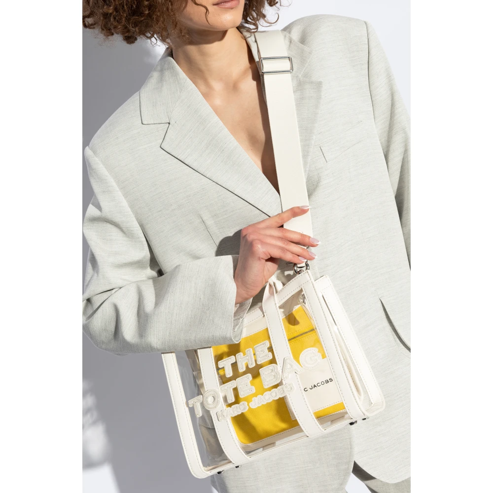 Marc Jacobs The Tote Small Shopper Tas Yellow Dames