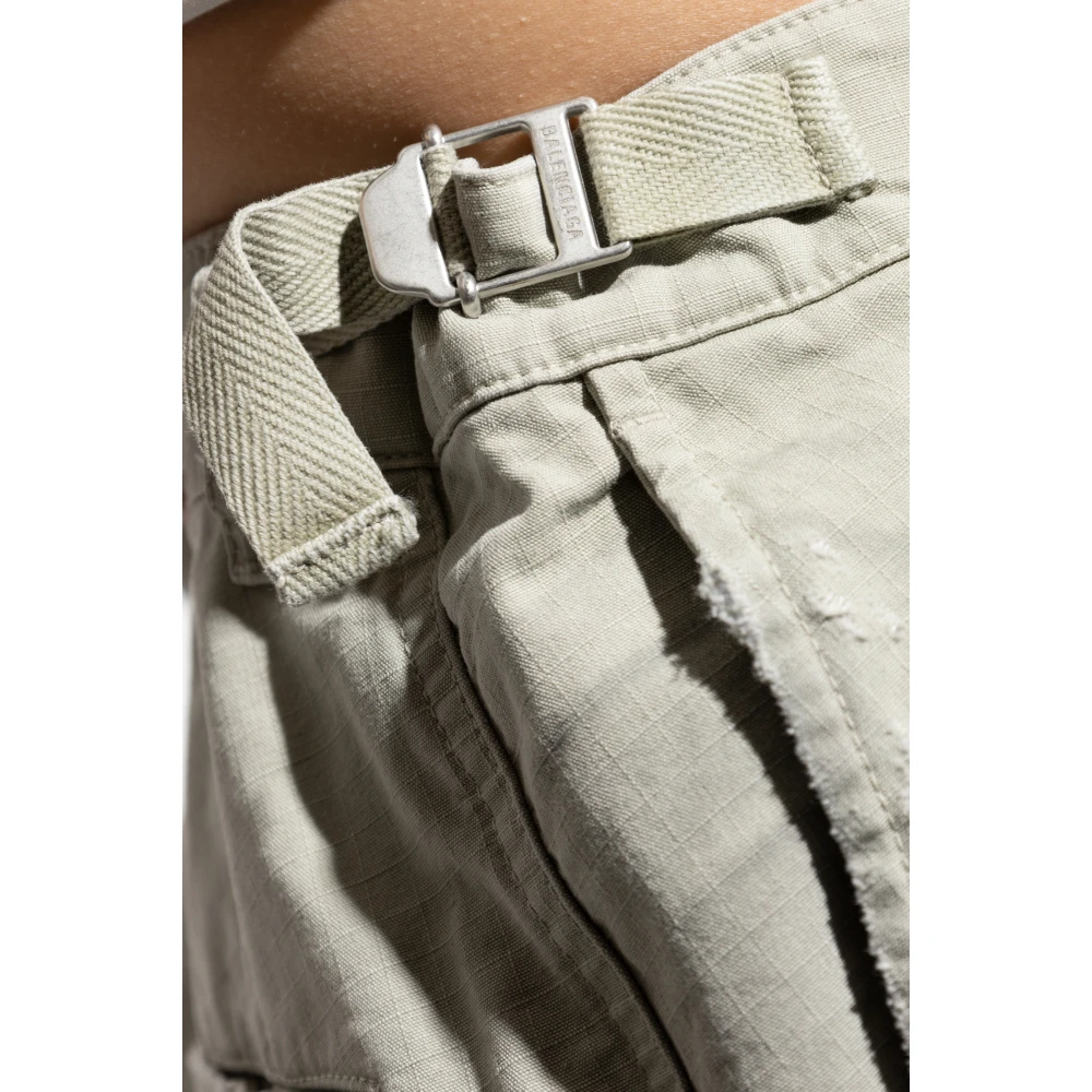 Balenciaga Broek met zakken Green Heren