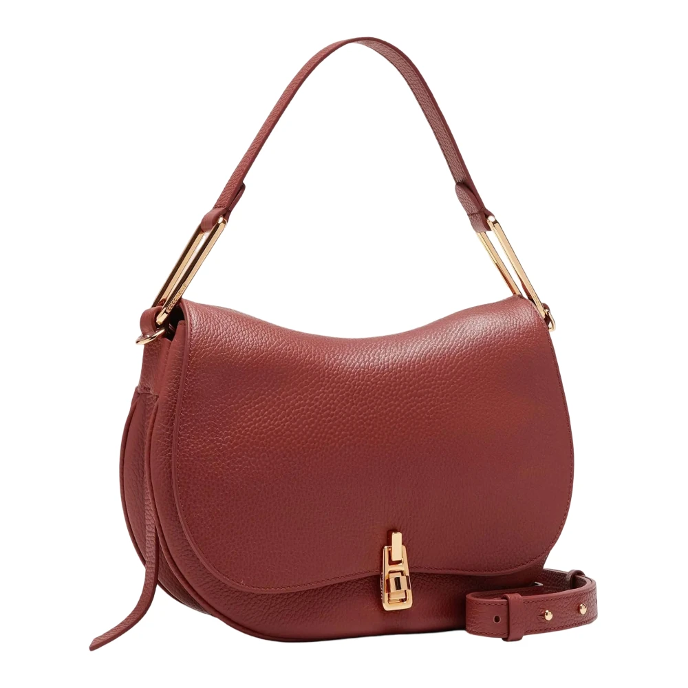 Coccinelle Leren handtas met schouderband Brown Dames