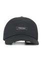 casquette-en-coton-noir-avec-logo