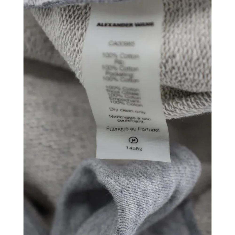 Alexander Wang Pre-owned Cotton dresses Gray Dames