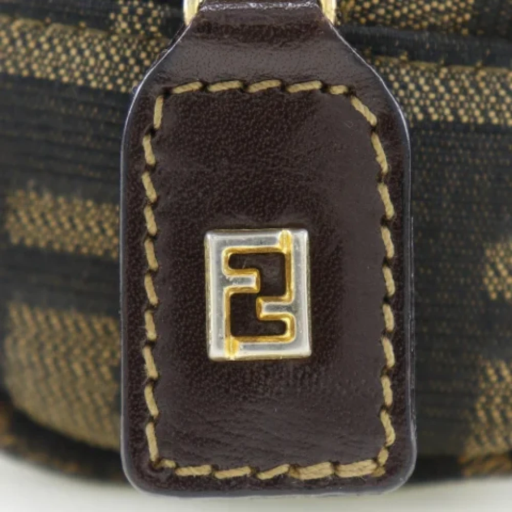 Fendi Vintage Pre-owned Canvas clutches Brown Dames
