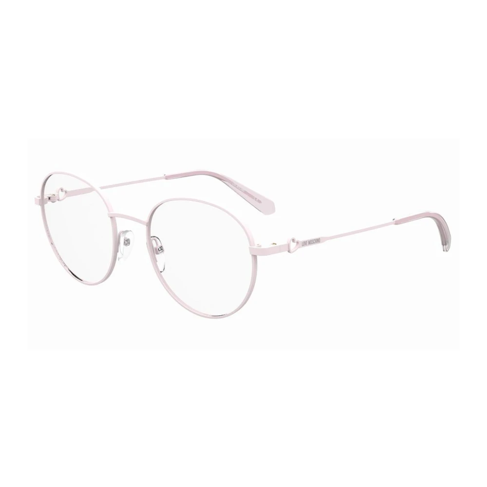 Love Moschino Multikleur Metalen Montuur Bril Pink Dames