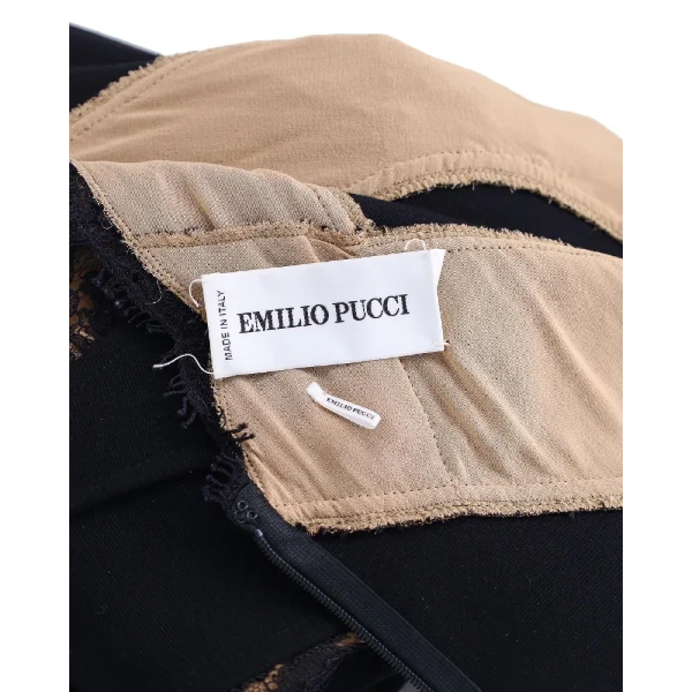 Emilio Pucci Pre-owned Fabric dresses Black Dames