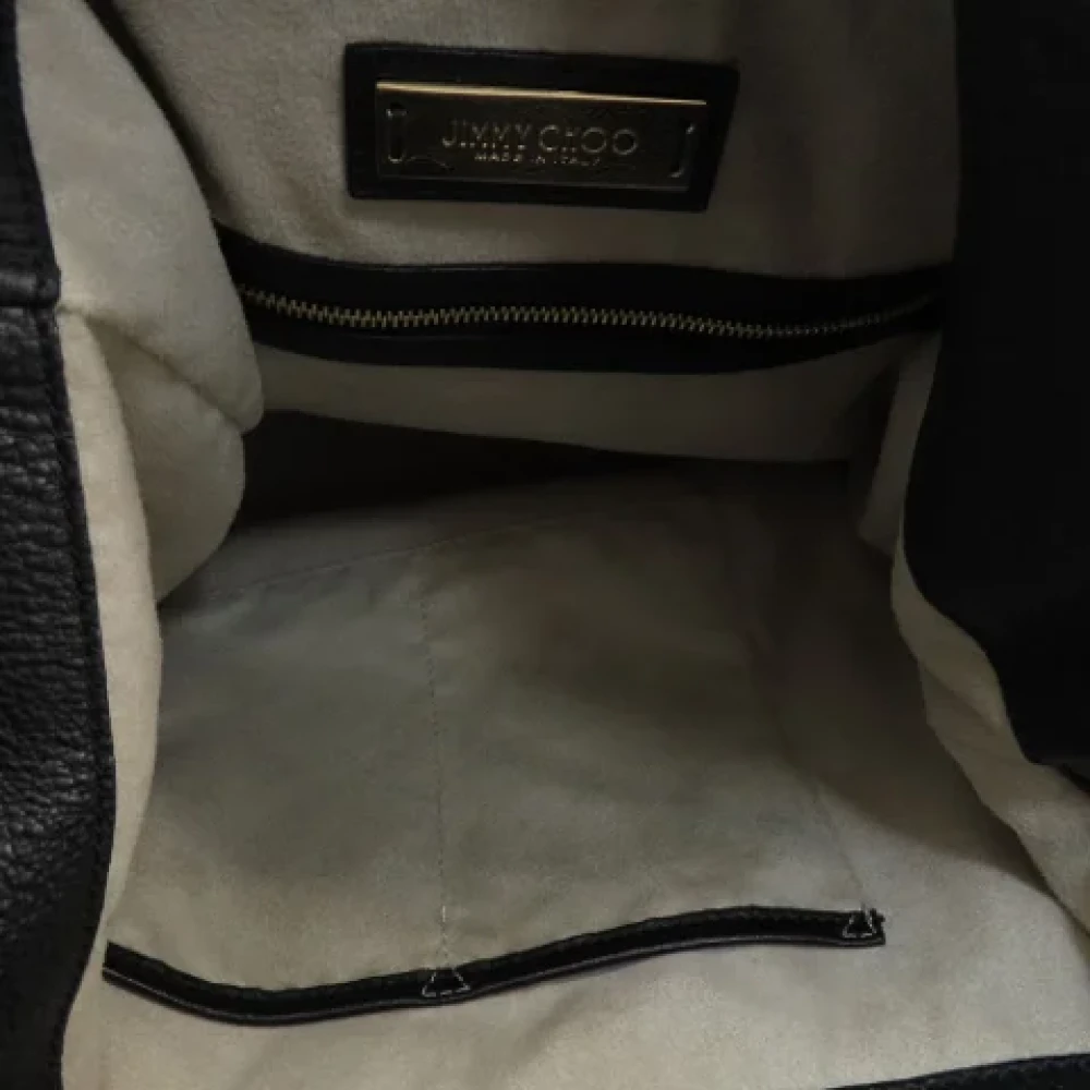 Jimmy Choo Pre-owned Leather shoulder-bags Black Dames