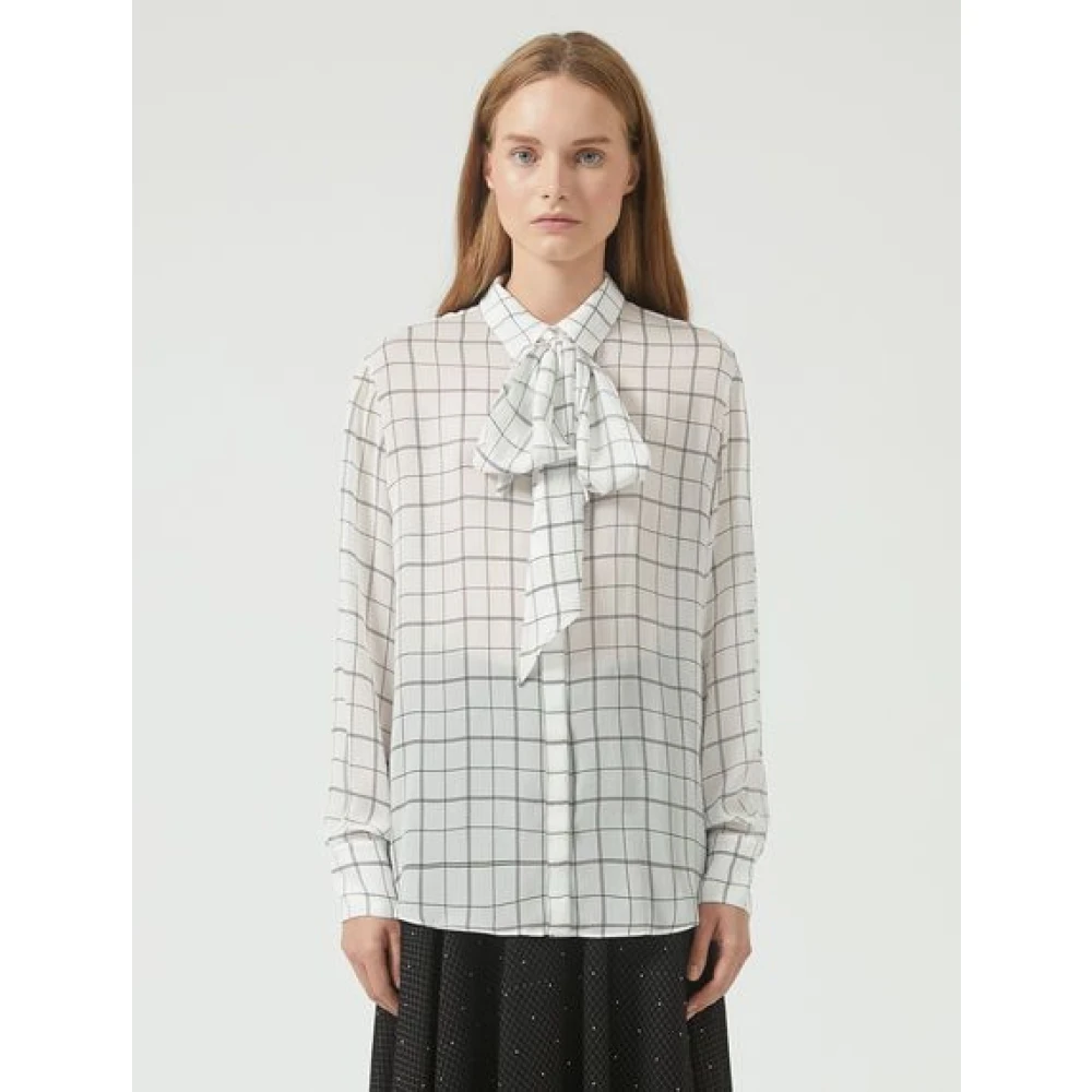 SPORTMAX Carezza Shirt 100% Viscose White Dames