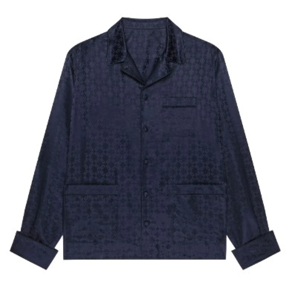 Givenchy Stijlvolle Overhemden Blue Heren