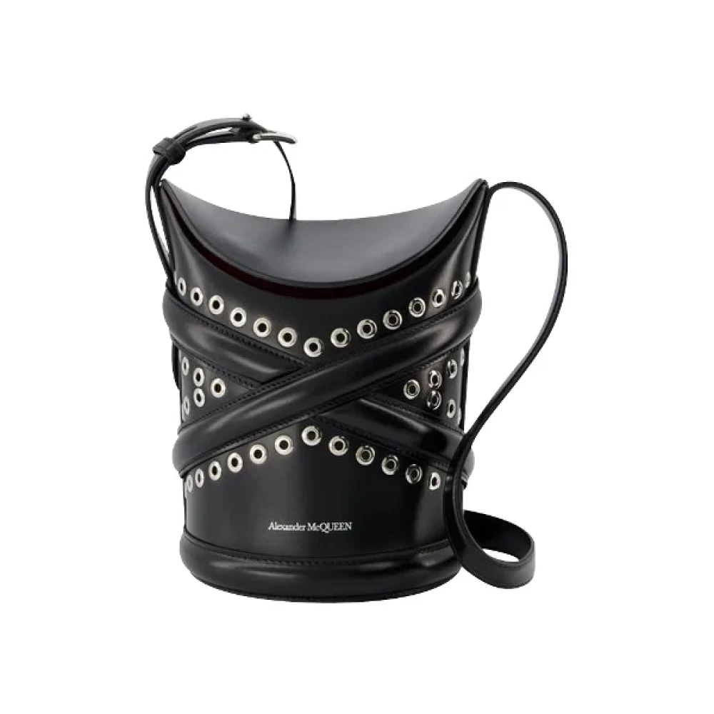 Alexander mcqueen Leather shoulder-bags Black Dames