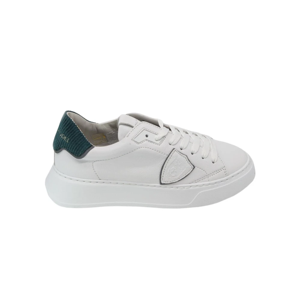 Philippe Model Men's White Sneakers, 8 Uk, Temple Trainers