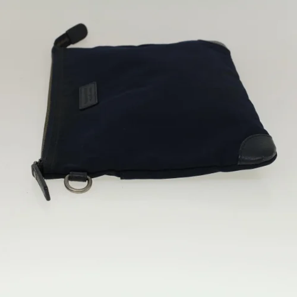 Burberry Vintage Pre-owned Fabric clutches Black Dames