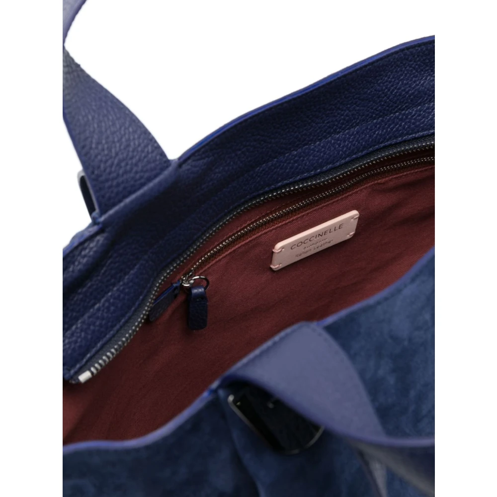 Coccinelle Blauwe Schoudertas Stijlvol Model Blue Dames