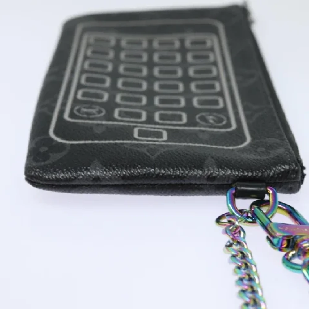 Louis Vuitton Vintage Pre-owned Canvas home-office Black Dames