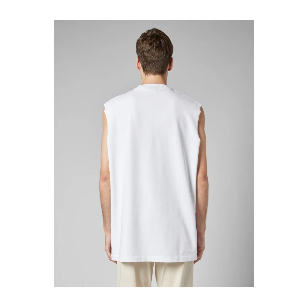 Marcelo Burlon Katoenen hemdjes voor heren White Heren