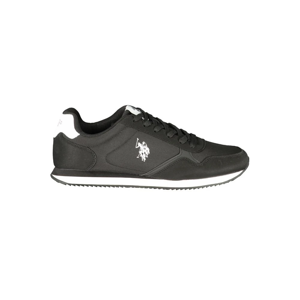 U.s. Polo Assn. Men's Black Polyurethane Sneaker - Sneakers - 12 Uk - Shoes