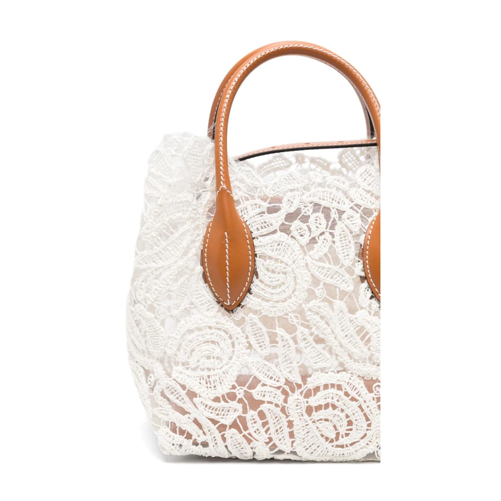 Ermanno Scervino Witte Shopper Tas White Dames