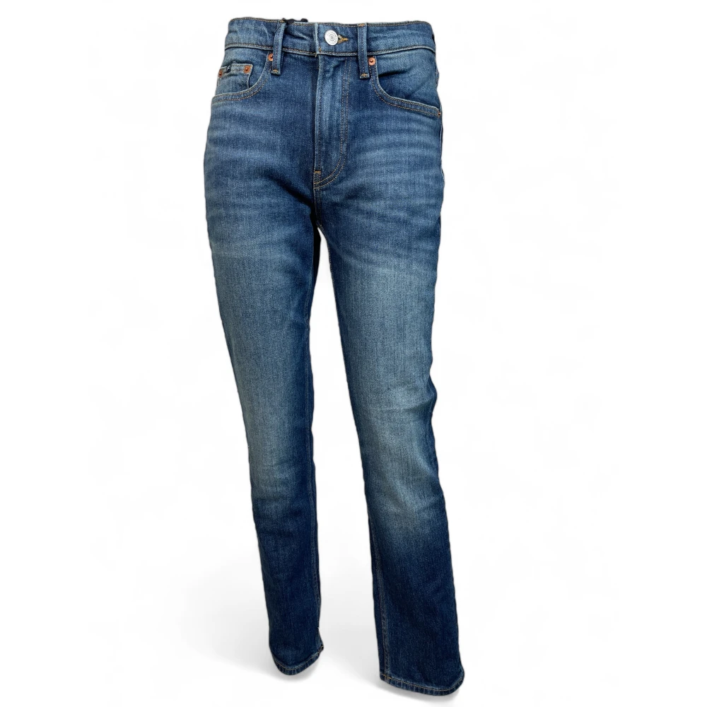 Denham Blue Mizuki Straight Fit Jeans - Female - Slim Fit Jeans - W26 L30 - Jeans