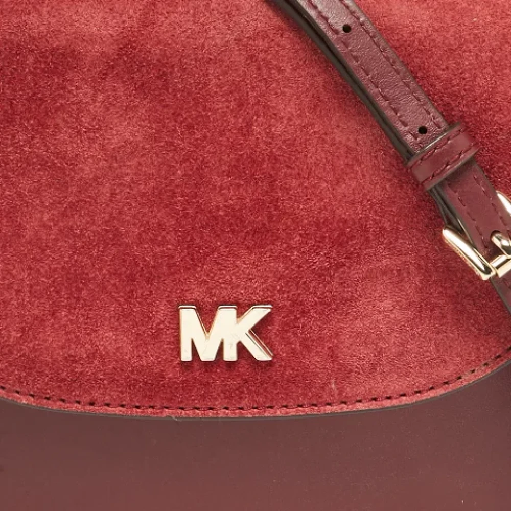 Michael Kors Pre-owned Leather shoulder-bags Red Dames