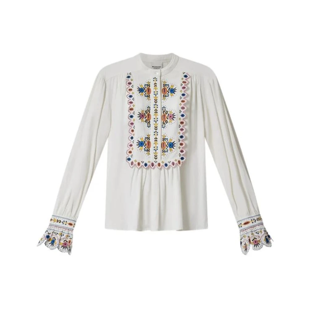 Marant Étoile , Damen, Blusen & Hemden, Beige, 2XS 