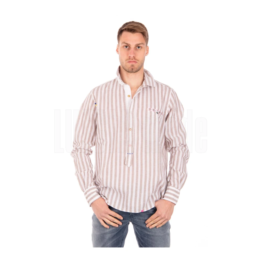 BOB Klassieke Overhemd Multicolor Heren
