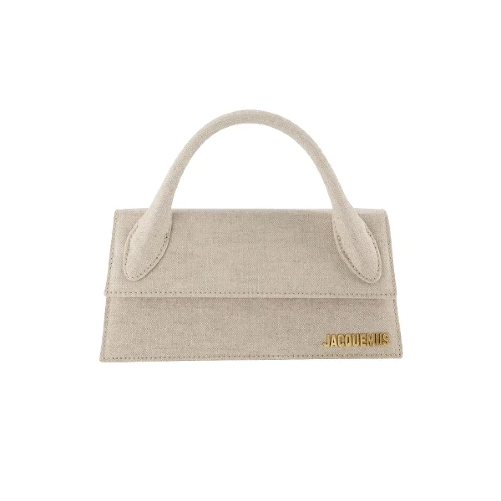 Jacquemus Pre-owned Leather handbags Beige Dames