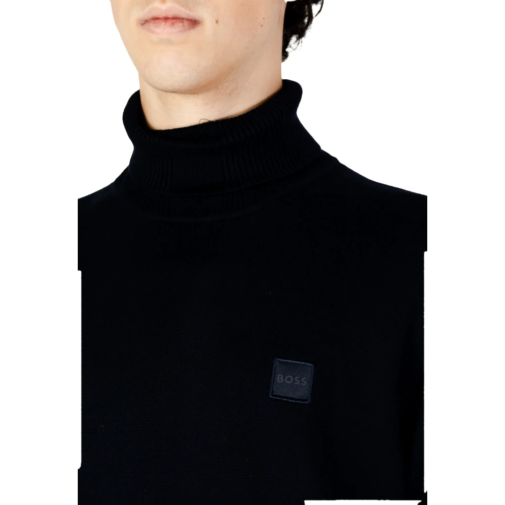 Hugo Boss Mannen Trui Herfst Winter Collectie Blue Heren