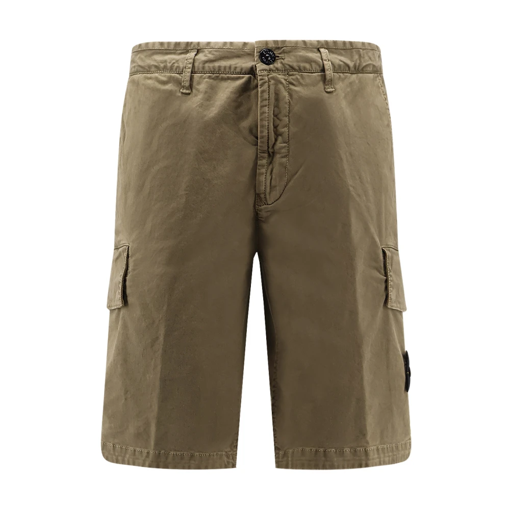 Stone Island Homme Vert Shorts, Taille: W33 Cargo Shorts