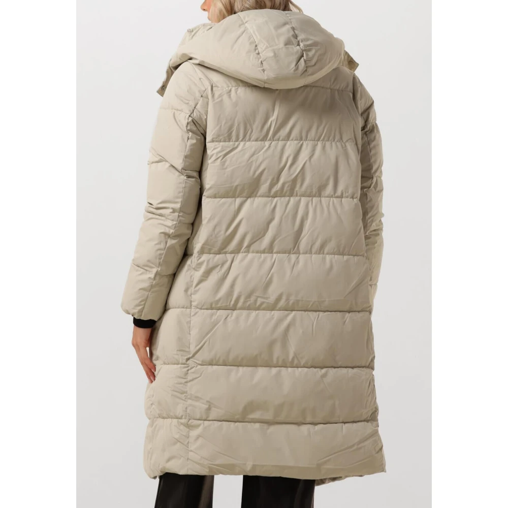 Calvin Klein Beige Pufferjas voor de winter Beige Dames