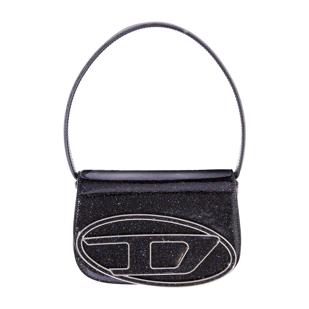 Diesel Glitter Tas 1DR Black Dames