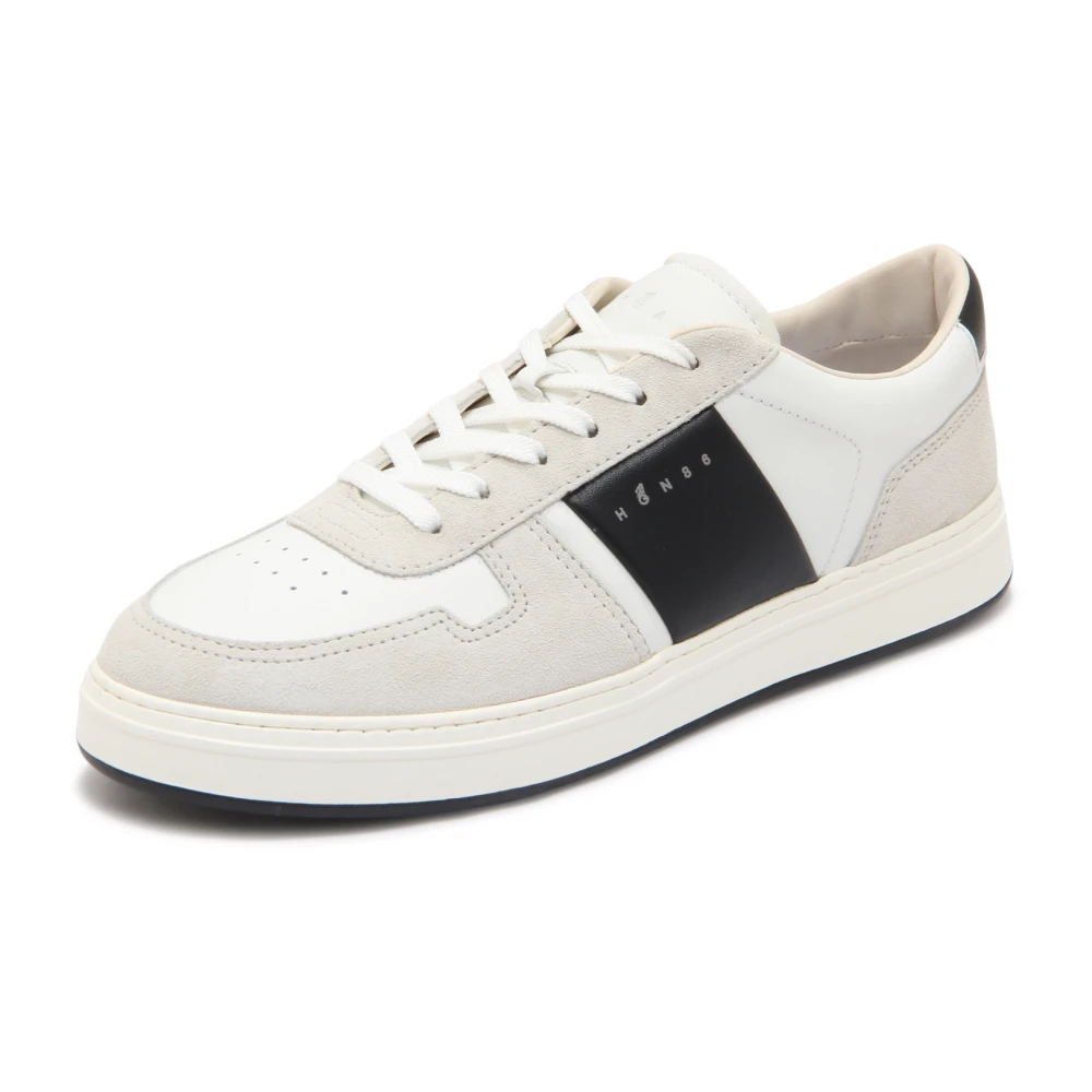 Hogan H668 Allacciato Fascia Logo Heren Schoenen Wit