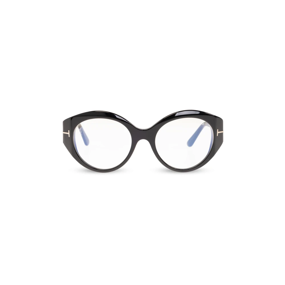 Tom Ford Black Glasses, Female, One Size, Oval Optical Glasses