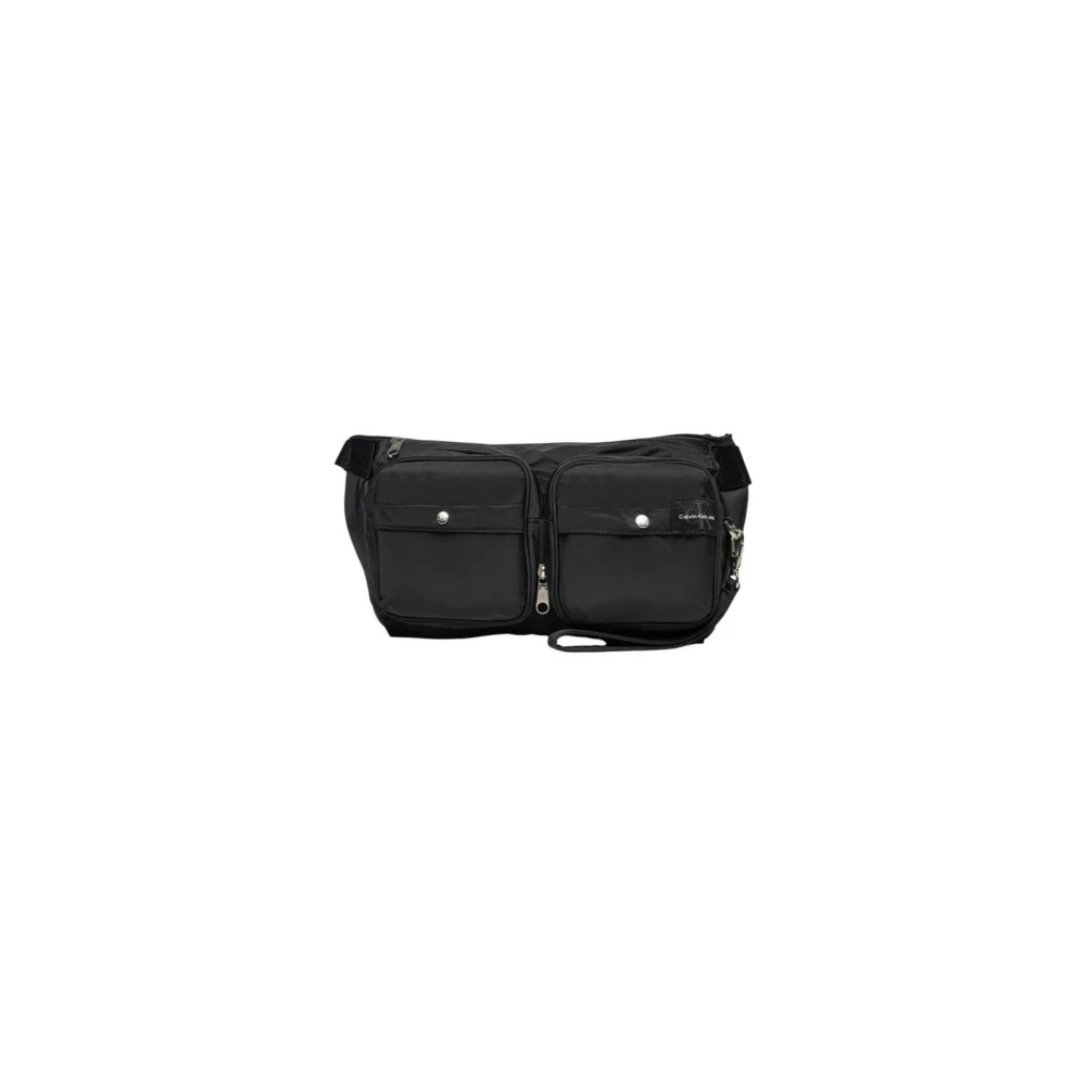 Calvin Klein Jeans Hopfällbar Messenger Slingväska Black, Herr