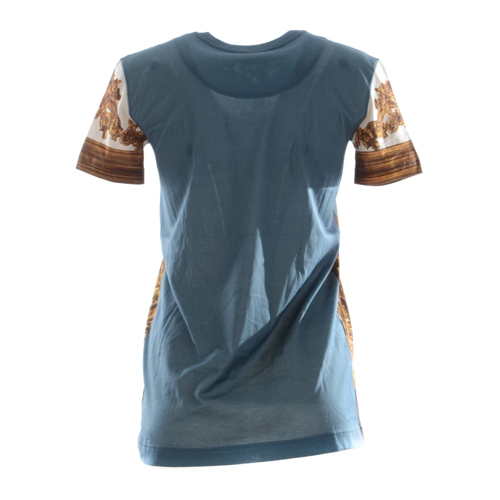 Dolce & Gabbana Dames Angels Korte Mouw T-shirt Blue Dames