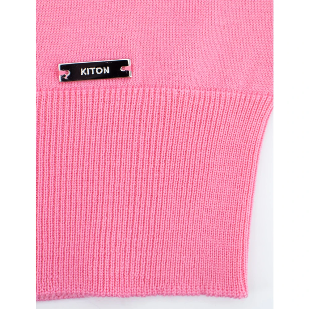 Kiton T-Shirts Pink Dames
