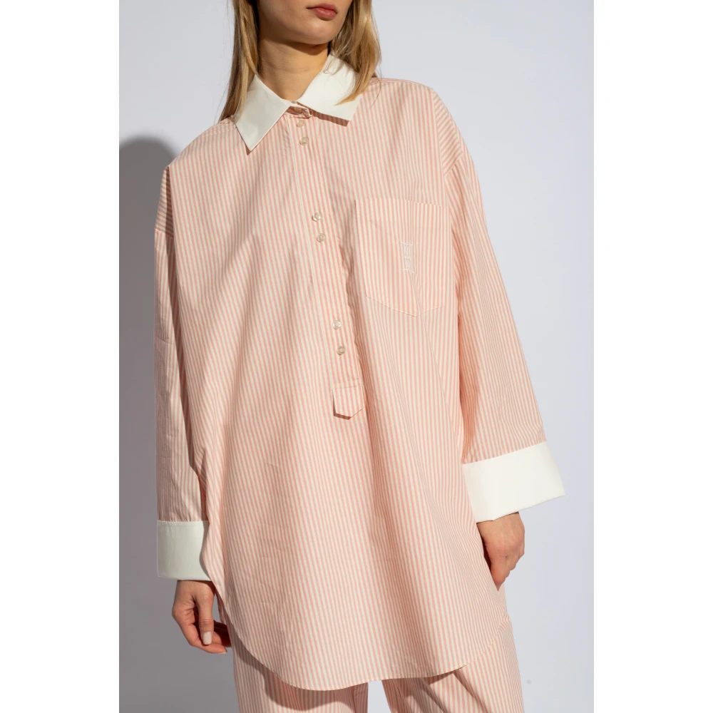 By Malene Birger Maye oversized shirt By Herenne Birger Pink Dames