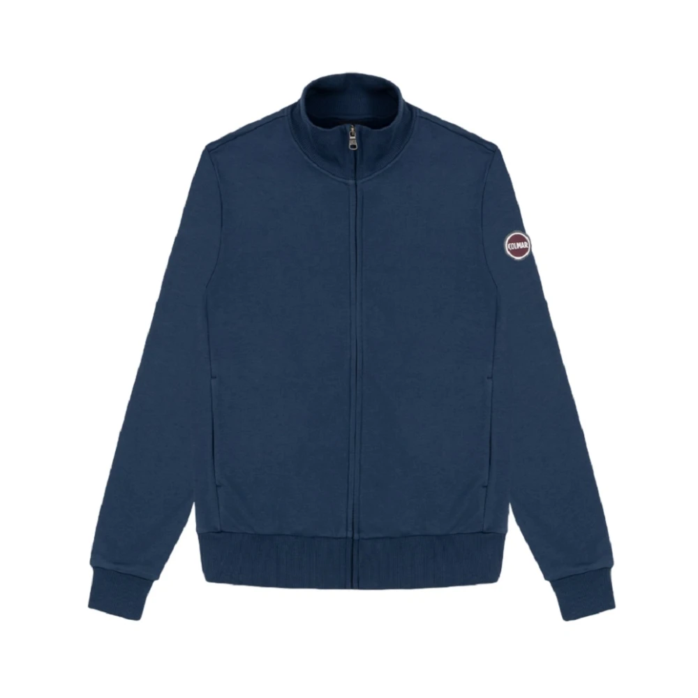 Colmar Blauwe Zip Sweater Urban Stijl Blue Heren