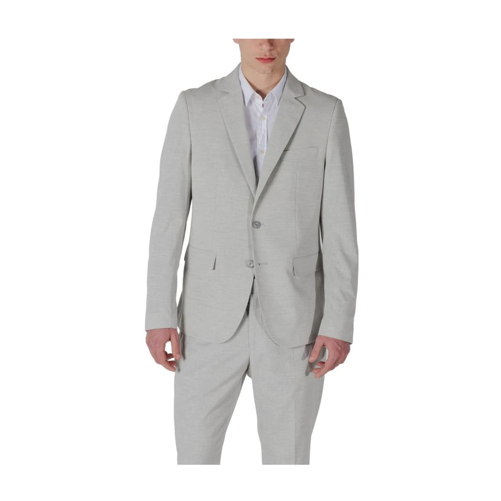 Antony Morato Men's Gray Blazers, 2XL, Tailored Blazer For