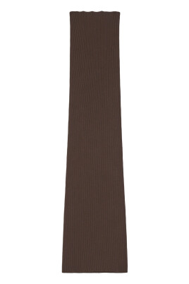 brown-ribbed-long-skirt