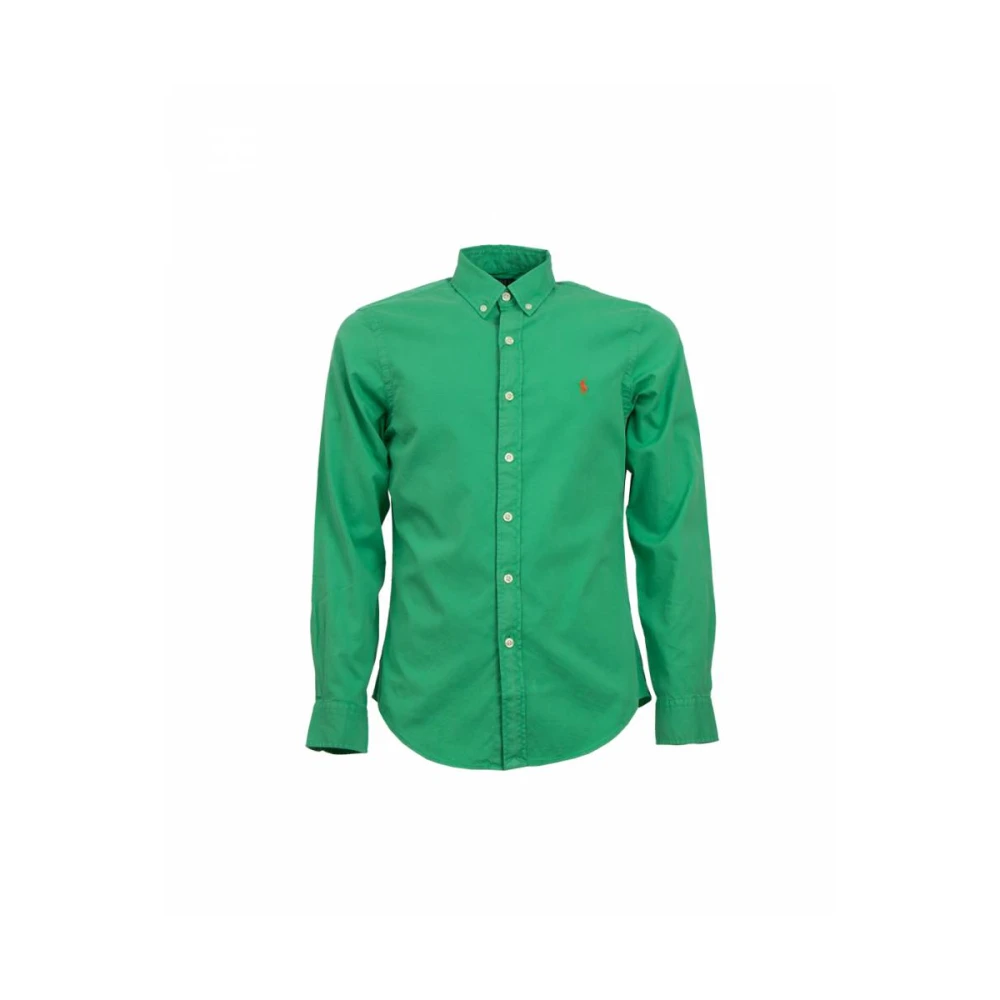 Polo Ralph Lauren Sportief Langarmshirt Green Heren