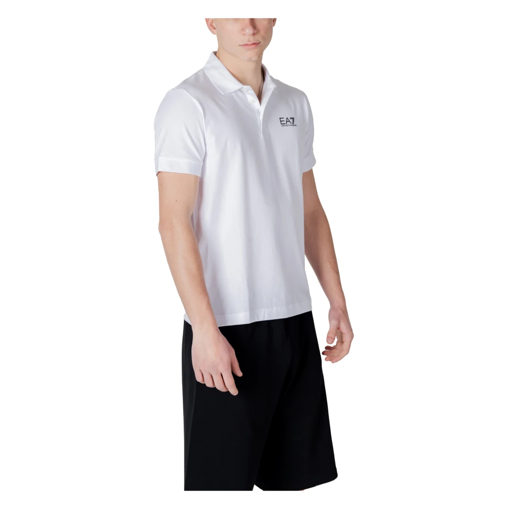 Emporio Armani EA7 Korte Mouw Polo Lente Zomer Collectie White Heren
