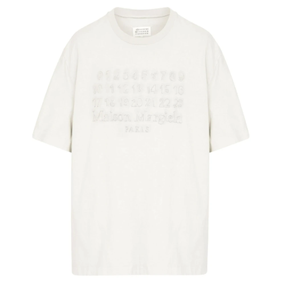 Maison Margiela Beige Casual T-Shirt Beige Heren