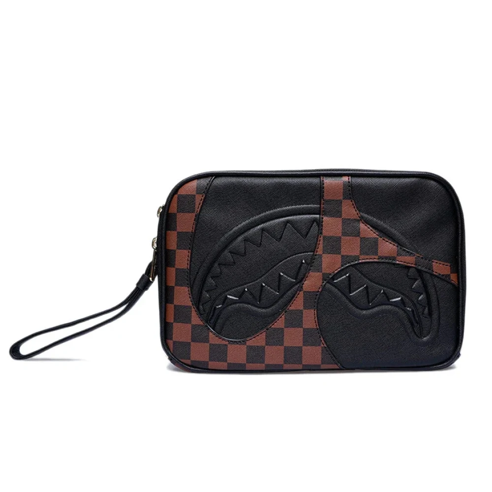 Sprayground Men's Brown Toilet Bags, One Size, Jetstream Toiletry Bag