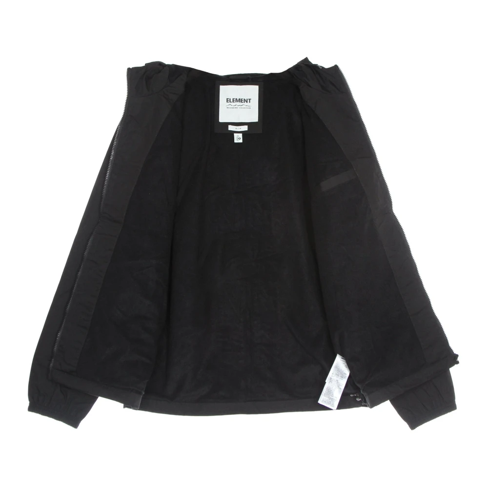 Element Zwarte Winddichte Waterafstotende Jas Black Heren