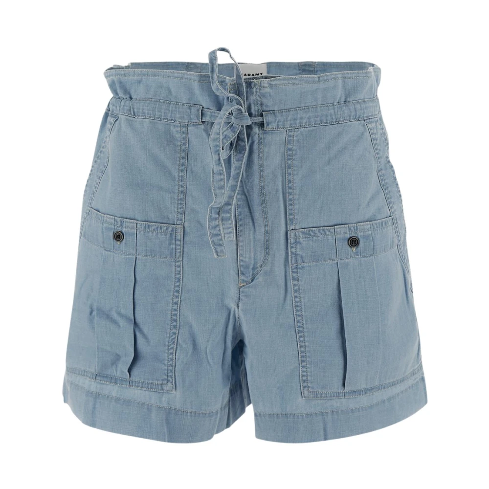 Marant Étoile Women's Blue Denim Shorts, S, Ilindia Stylish Shorts