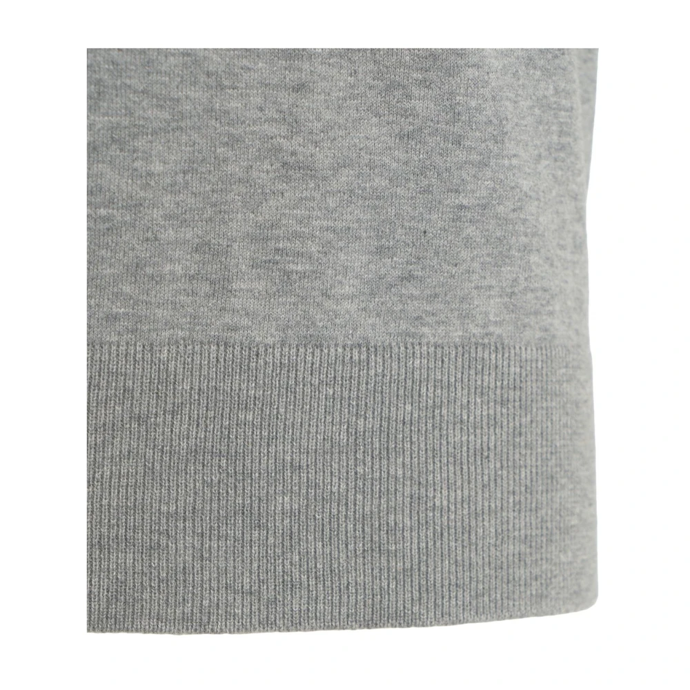 Paolo Pecora Grijze Crew Neck T-Shirt Ss25 Gray Heren