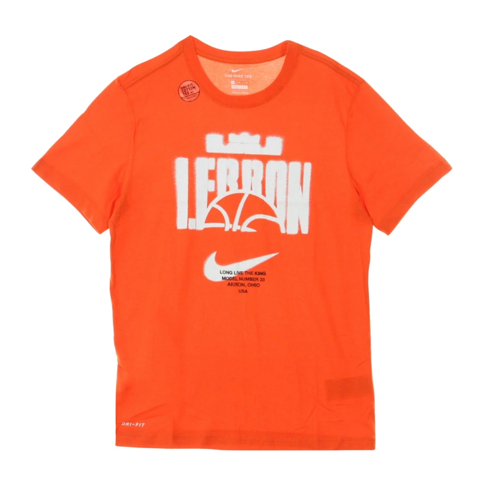 Nike Lebron Dry Tee Ball Team Orange T-shirt Orange, Herr