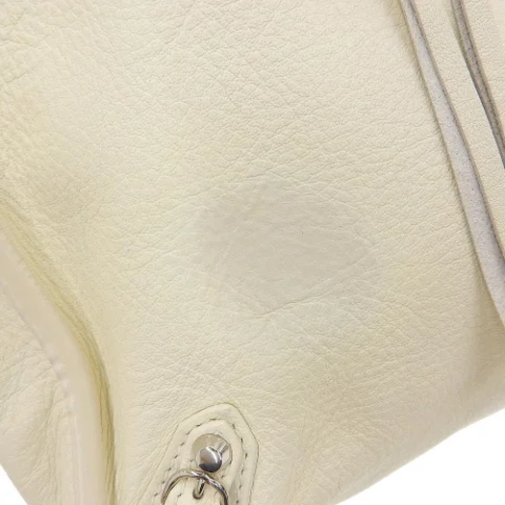 Balenciaga Vintage Pre-owned Leather handbags White Dames