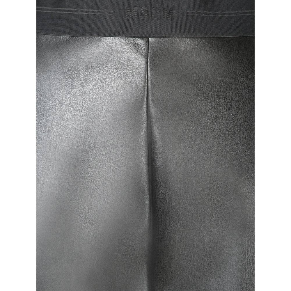 Msgm Zwarte Broek voor Vrouwen Black Dames