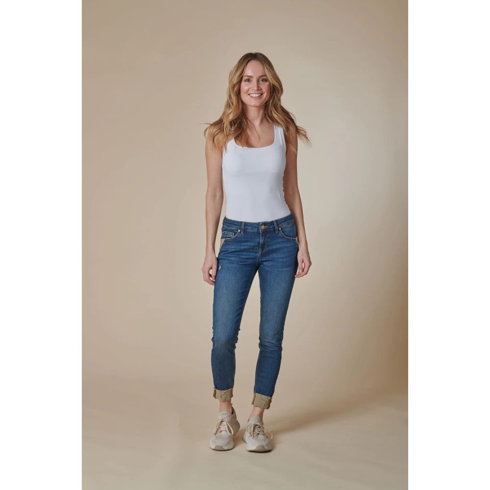 Zhrill Skinny Jeans Blauw Blue Dames
