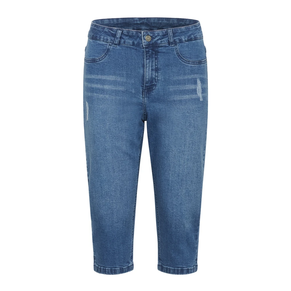 Jeans > Cropped Jeans - - Kaffe - Modalova